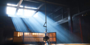 A room, illuminated by sunlight streaming through a window, reflecting a serene Japanese atmosphere